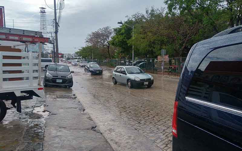Lluvias en Cancún ocasionan inundaciones
